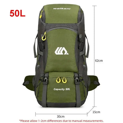 Ultimate Adventure Companion: 50L Waterproof Travel Backpack