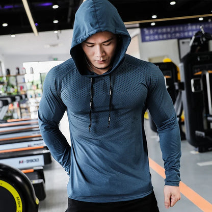 "Ultimate Fitness Gear: Men's Sport Hoodie and Joggers Set"